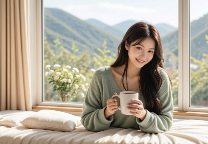 咖啡香里的早安吻：元气满满的一天，从他泡的美式开始！