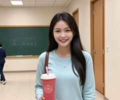 偷偷爱上你等我的样子：教室外的惊喜小日常，甜度爆表！