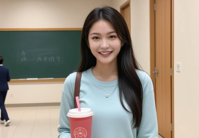 偷偷爱上你等我的样子：教室外的惊喜小日常，甜度爆表！